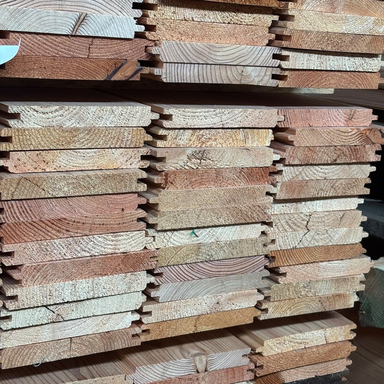 Fasenschalung Lärche 19x146x1000