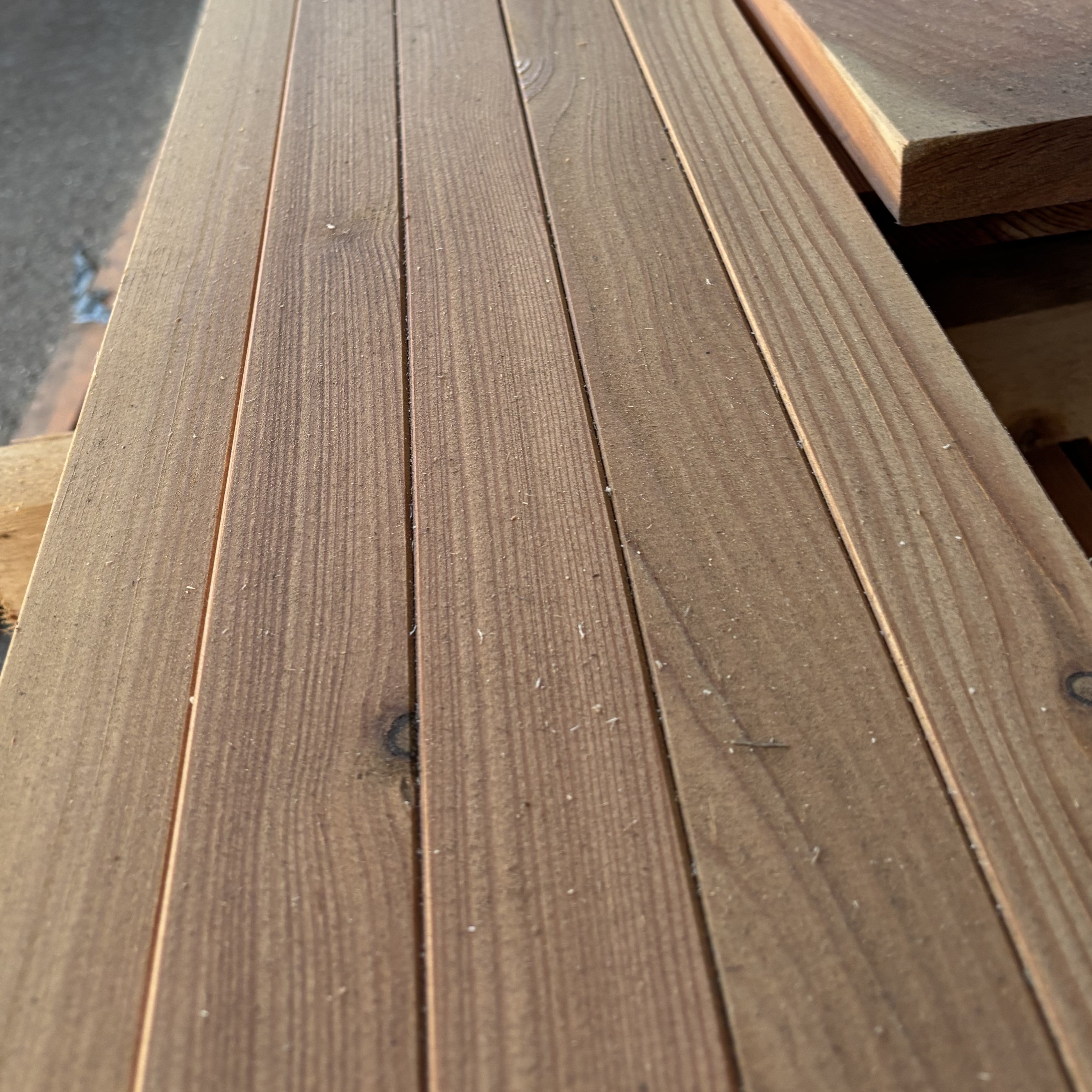 Glattkantbretter Lärche 19x50x4000 mm