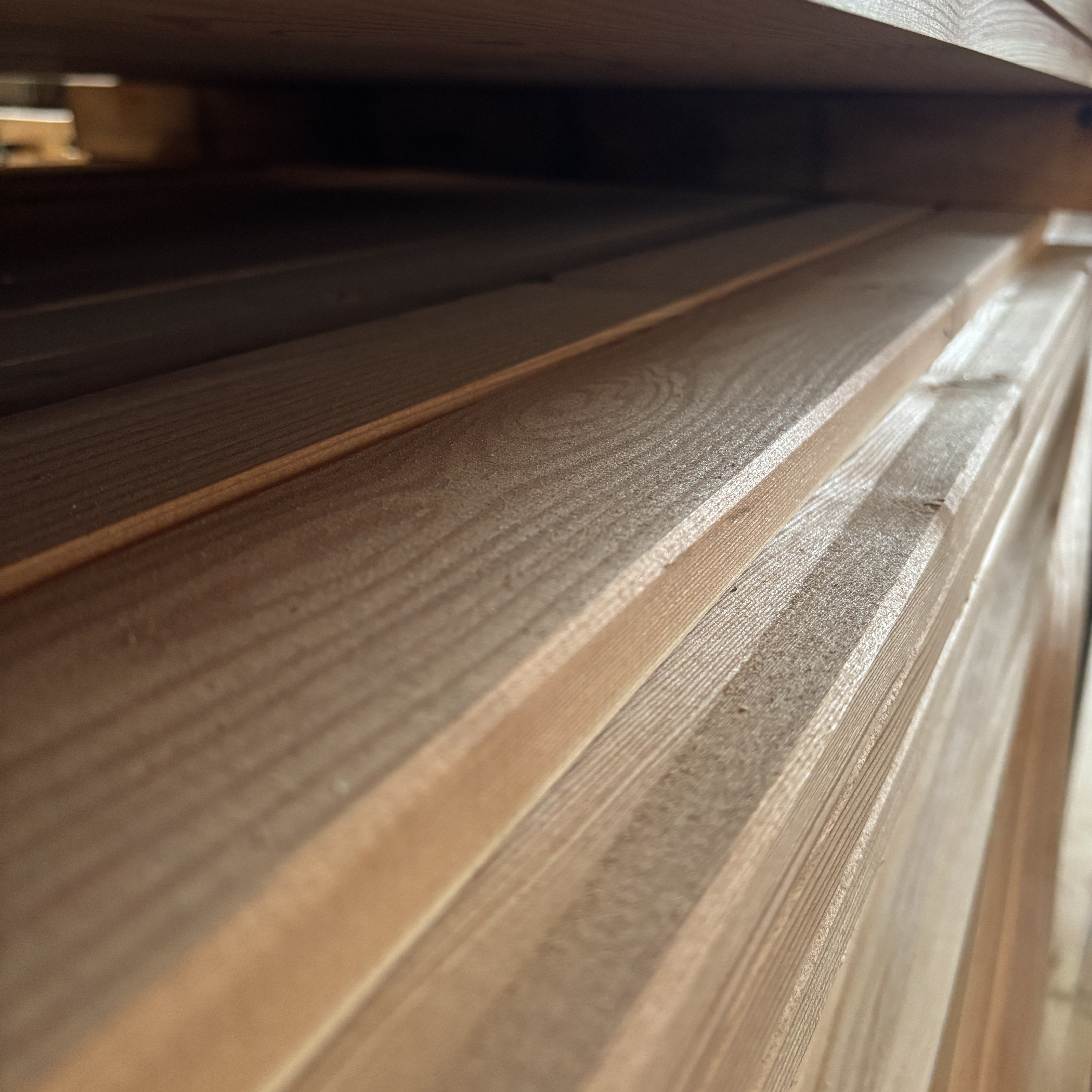 Glattkantbretter Lärche 19x147x4000 mm